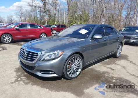 2016 Mercedes-Benz S 550 4Matic из США, поврежденный, VIN WDDUG8FB5GA276026
